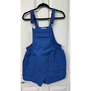 NEW IN small NWT royal blue overall romper 100% rayon ($79 retail)